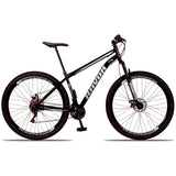 10% PIX - Bicicleta Mountain Bike 21 Velocidades Aço Suspensão Shimano
