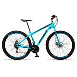10% PIX - Bicicleta Aro 29 Freio a Disco Traseiro Shimano Aço 21 Velocidades