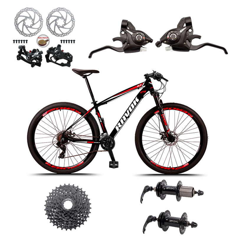 10% PIX - Bicicleta 24 Velocidades ARO 29 Alumínio Freio A Disco